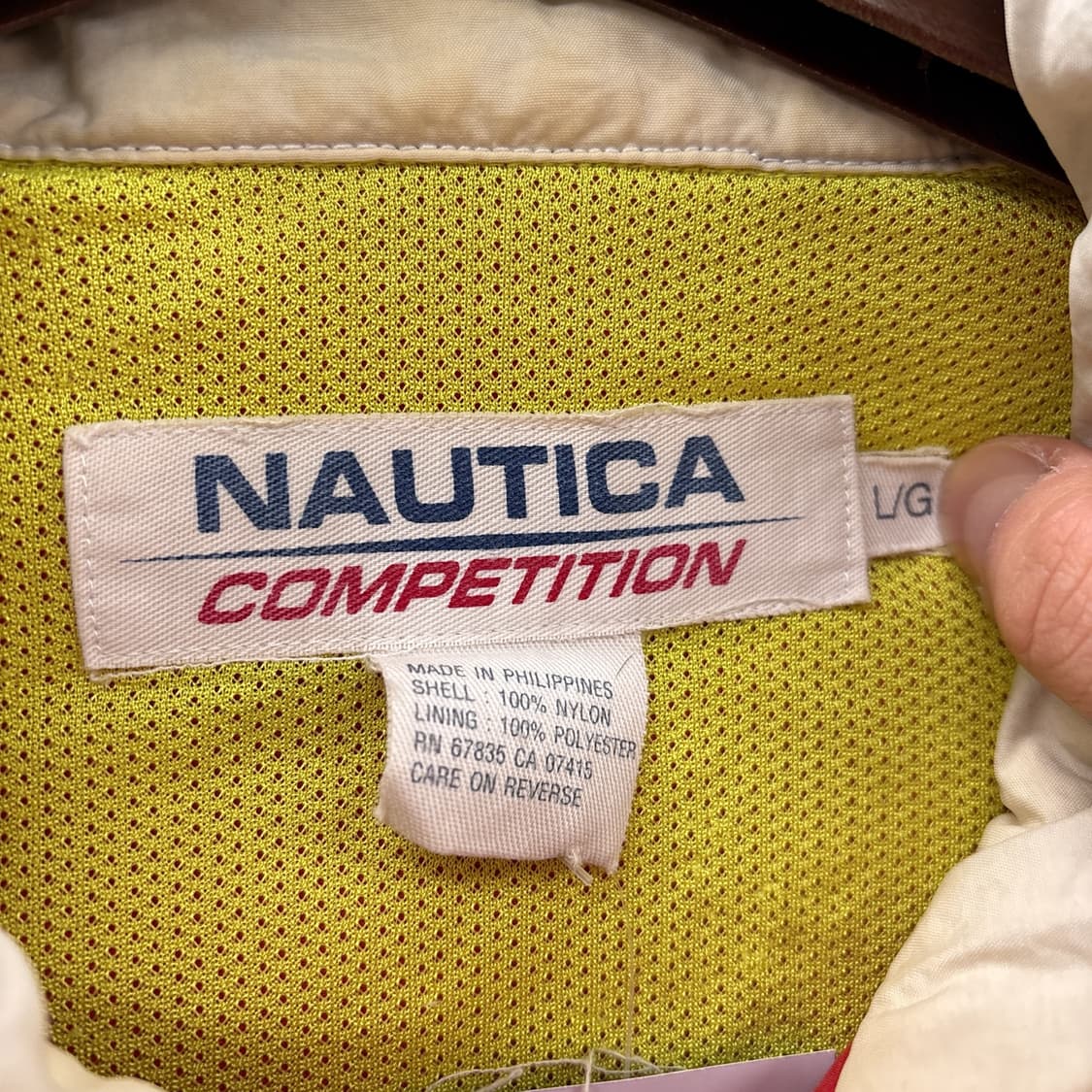 노티카 컴페티션 마운틴파카 컬러블럭 그래픽 디테일 레드 상품이미지8