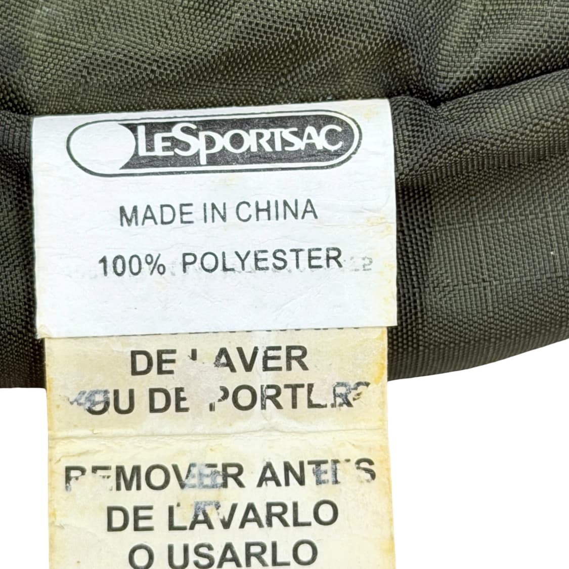 레스포삭 모리걸 도트 땡땡이 포켓 크로스백 가방 카키 상품이미지7