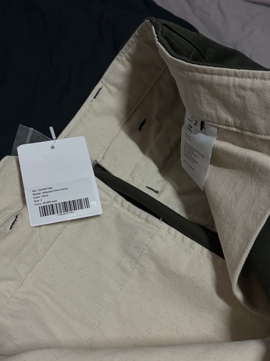 스테디에브리웨어 릴렉스드 치노 팬츠 올리브 2 상품이미지2