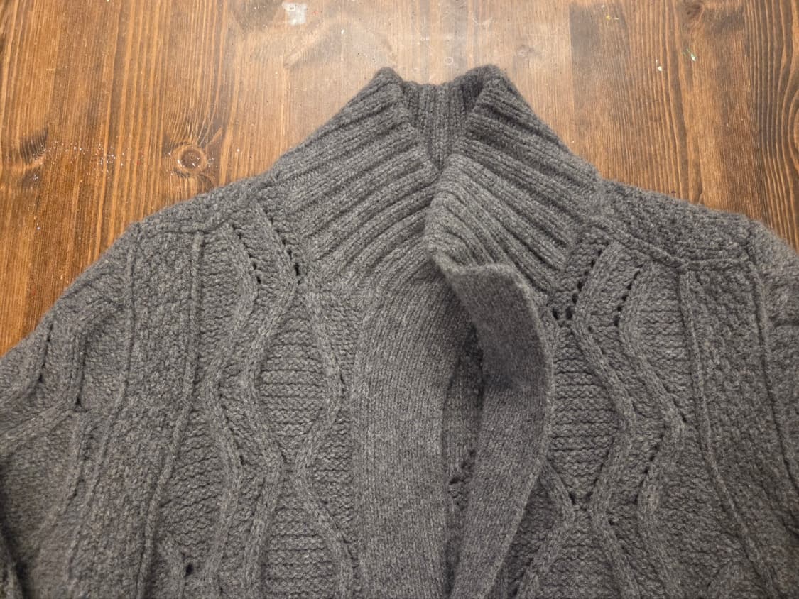 마리오 그리포니 케이블 카디건 상품이미지2