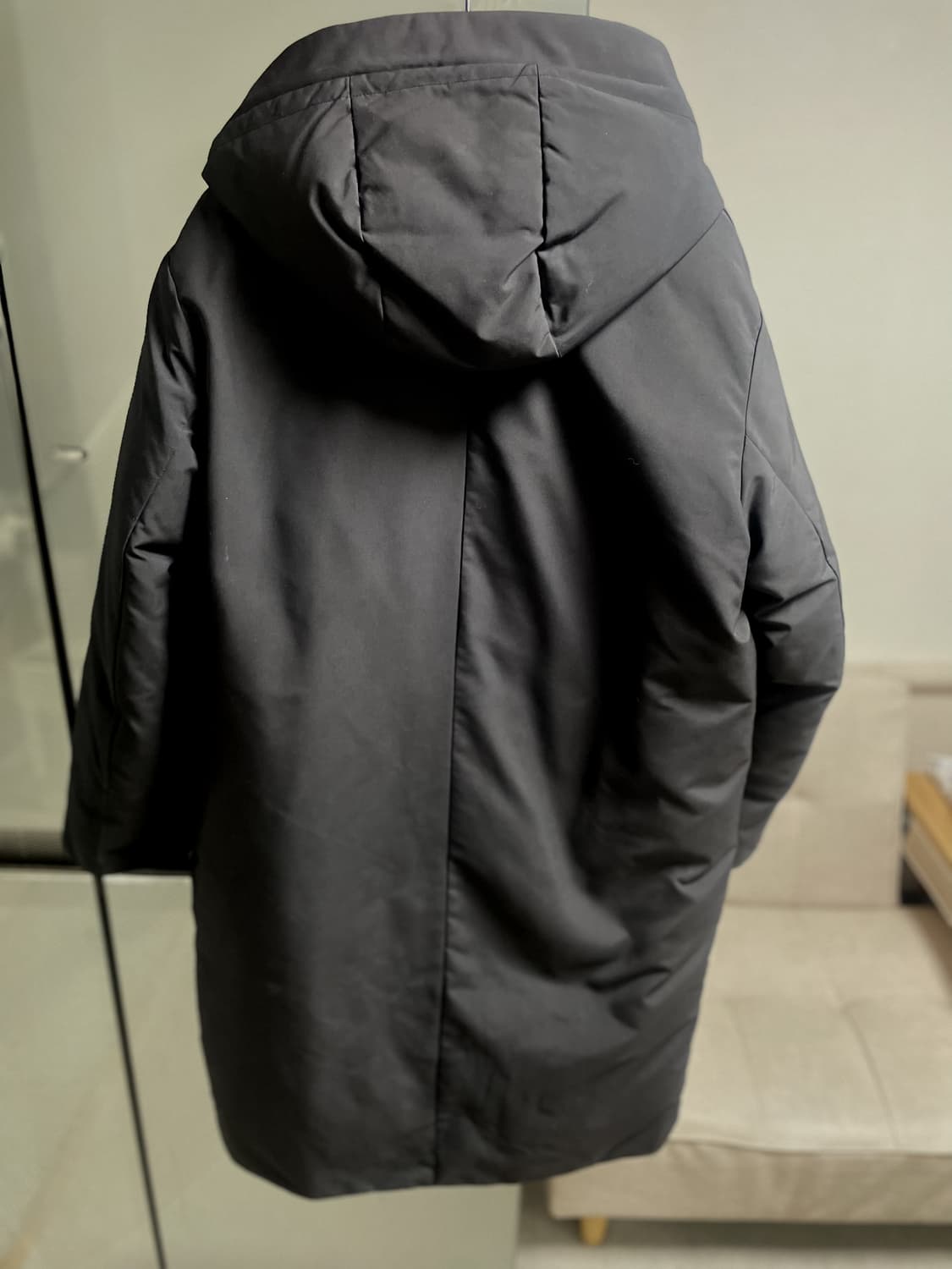 티아이포맨 T.I FOR MEN 남성 후드 롱패딩 L 상품이미지3