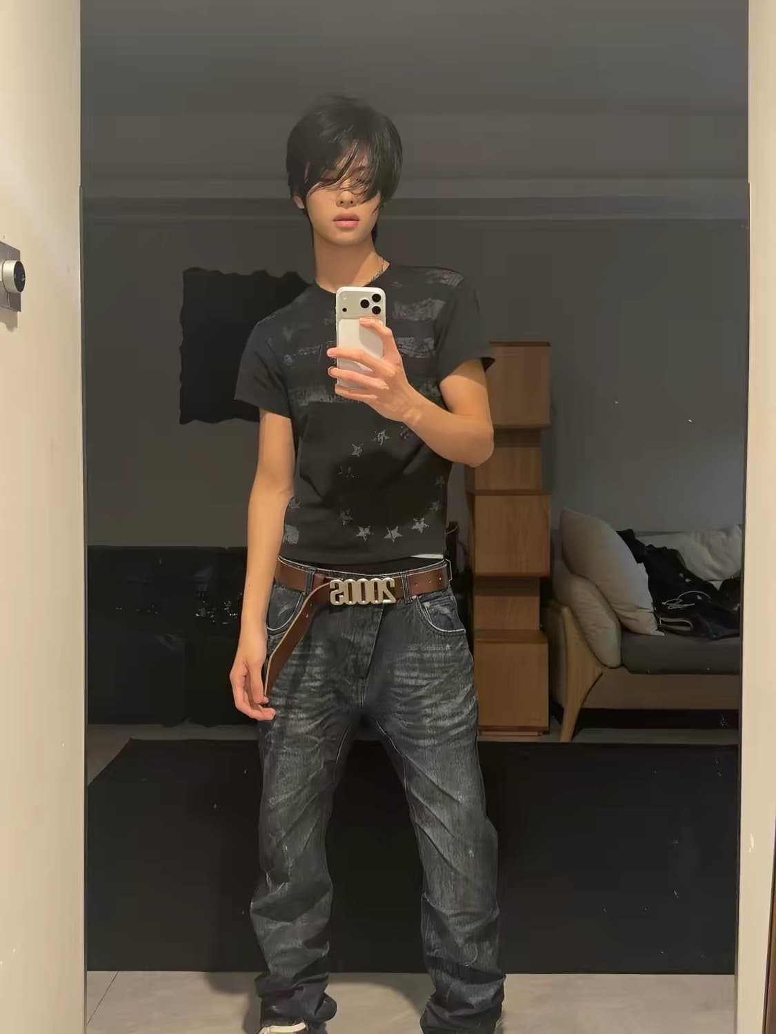 Vintage mood 오피움 스타일 반팔티  상품이미지6