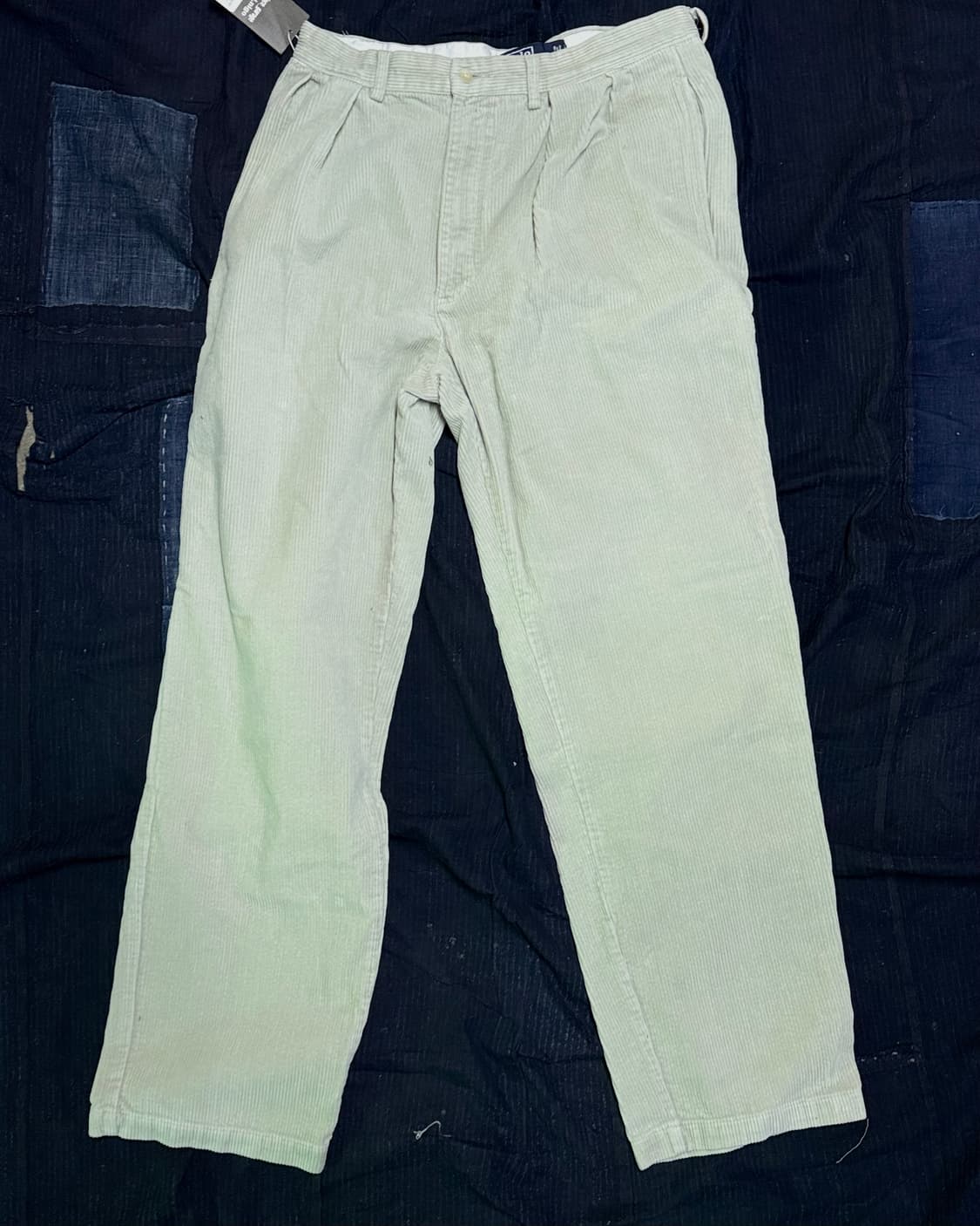 90‘s 폴로 랄프로렌 투턱 코듀로이 앤드류 팬츠 32 상품이미지1