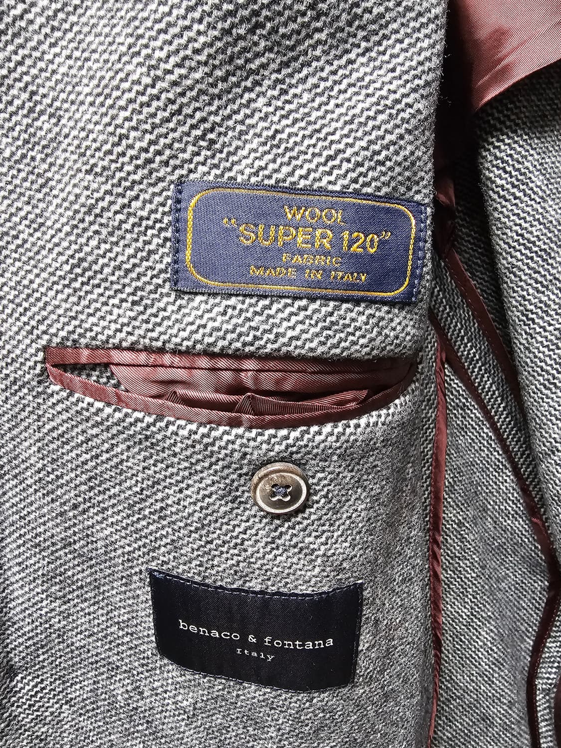 새상품 이탈리아 베나코앤폰타나 울 코트 상품이미지6