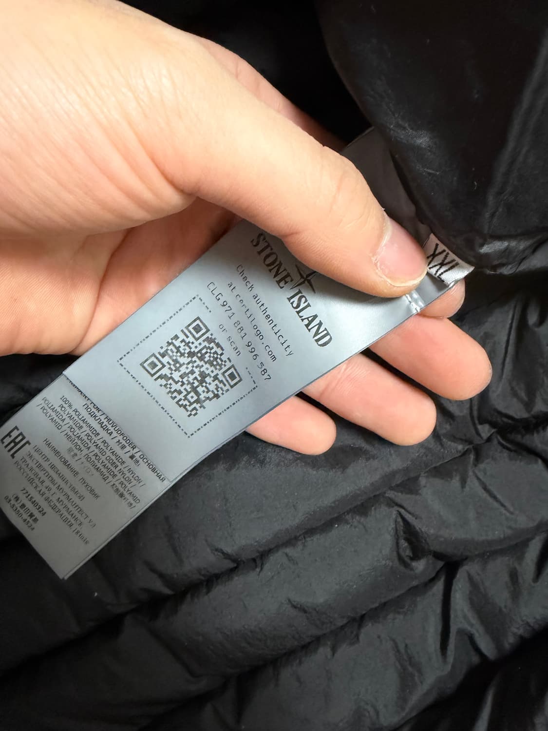 [새상품급/24fw]스톤아일랜드 룸우븐 체임버스 경량패딩 XXL 상품이미지4