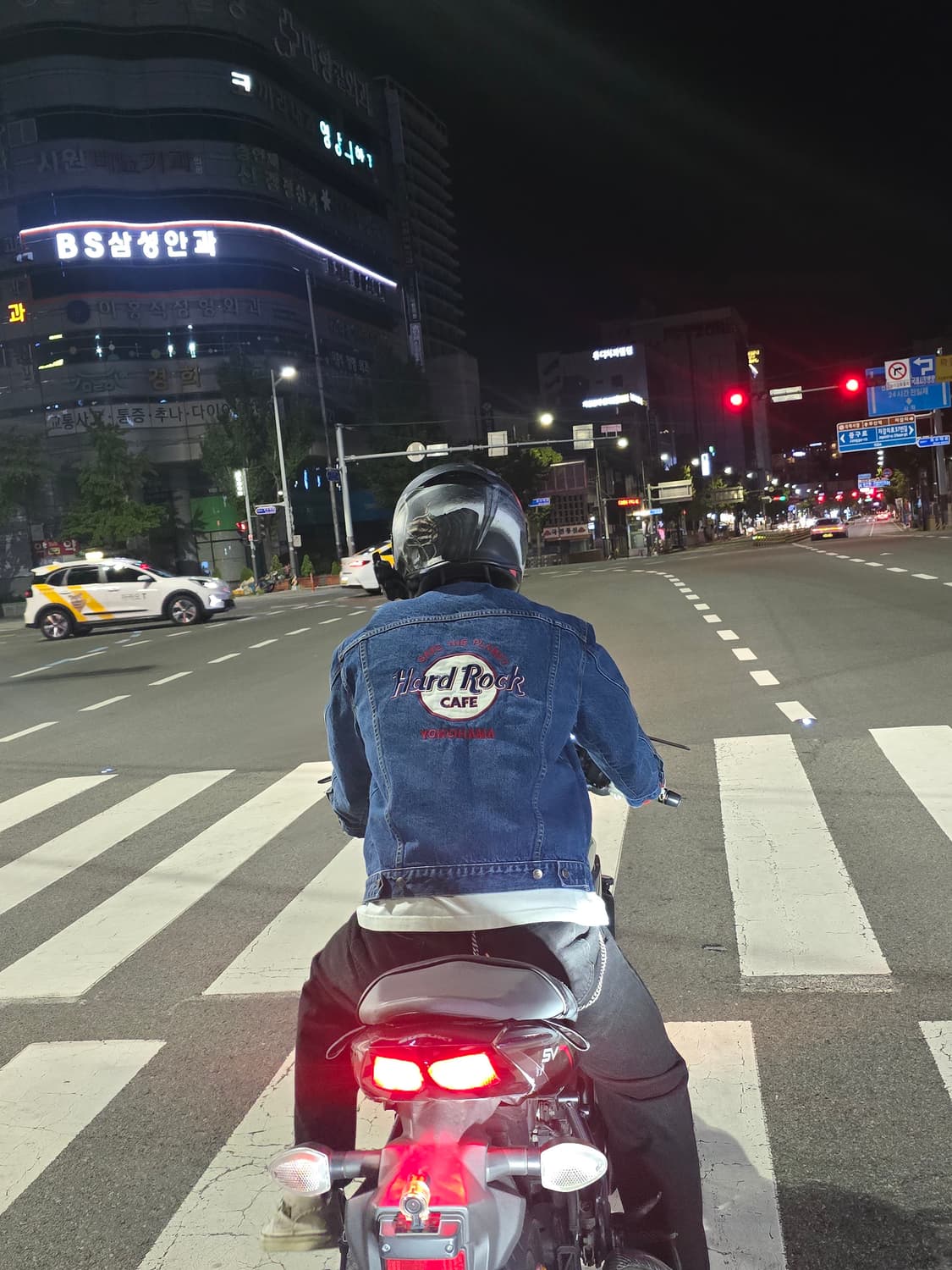 [95-100] 하드락 카페 요코하마 데님청자켓 S 상품이미지8