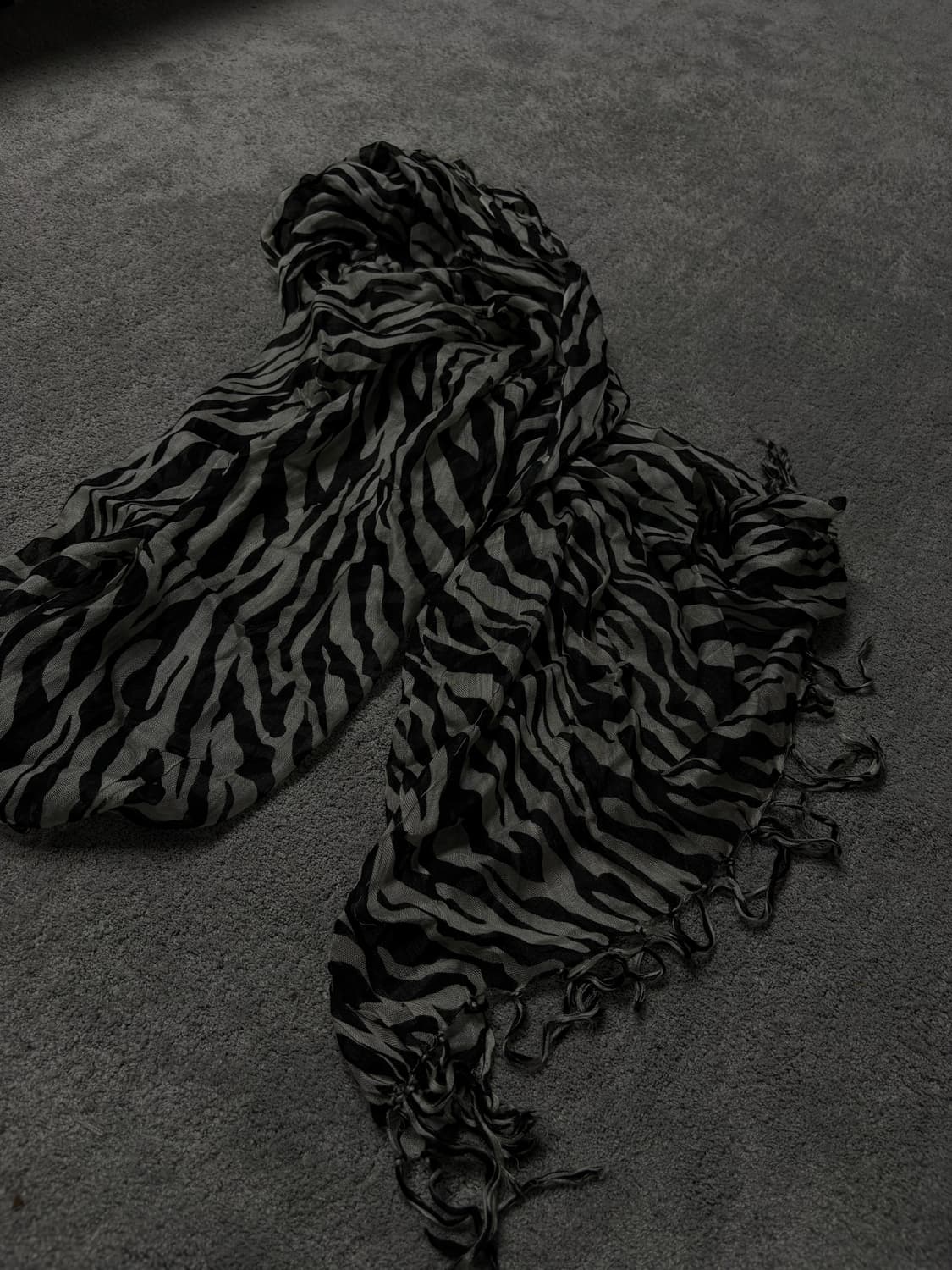 Vintage vkei punk mood leopard scarf 상품이미지2