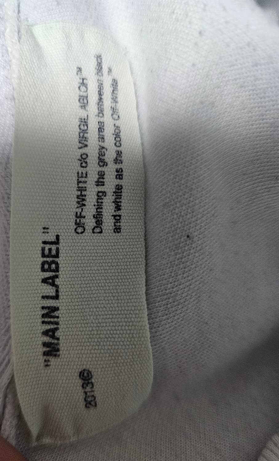 오프화이트 맨투맨 급처 상품이미지3