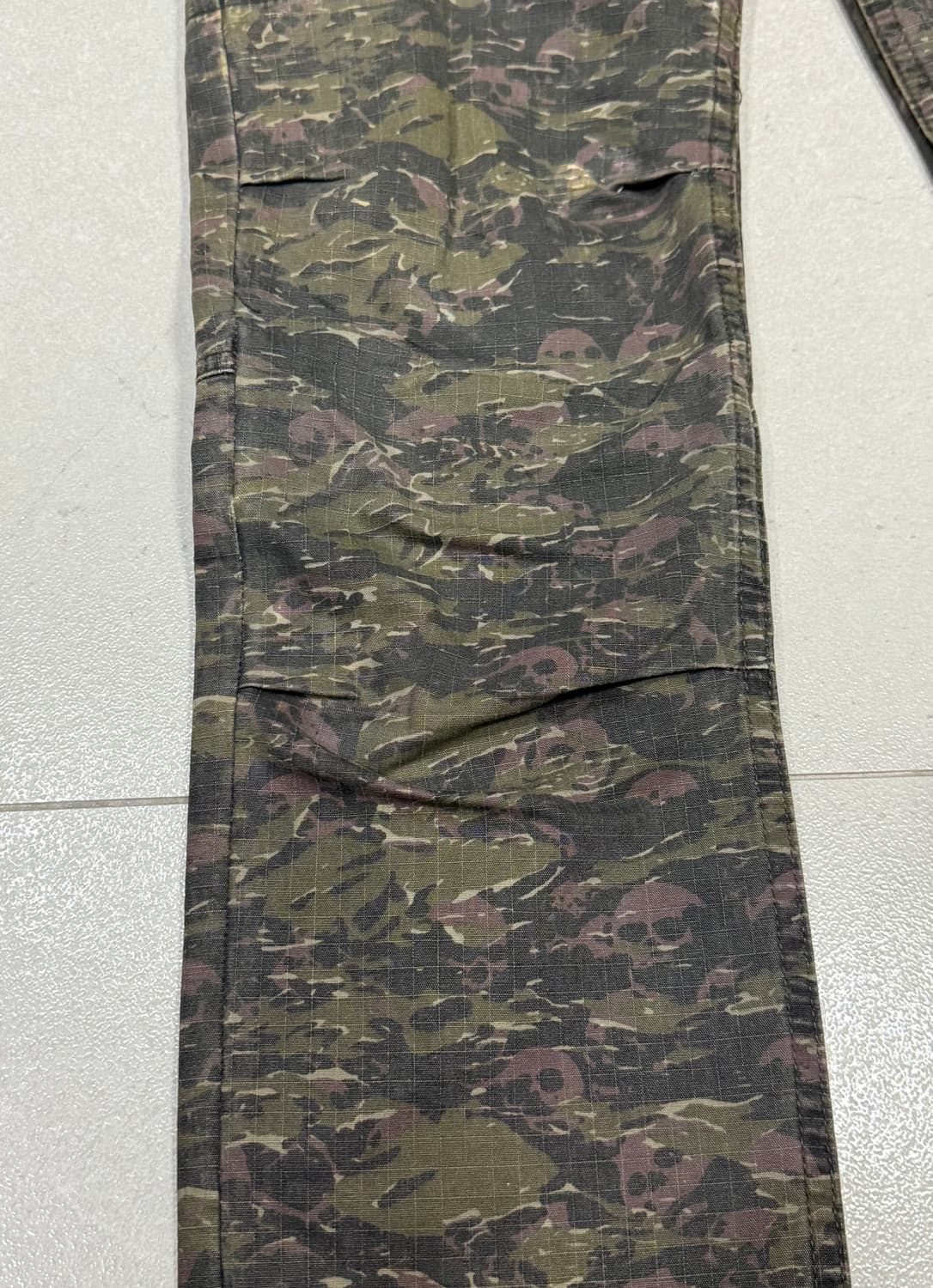 히스테릭 글래머 아카이브 해골 타이거 절개 카모 카고 팬츠 바지 상품이미지4