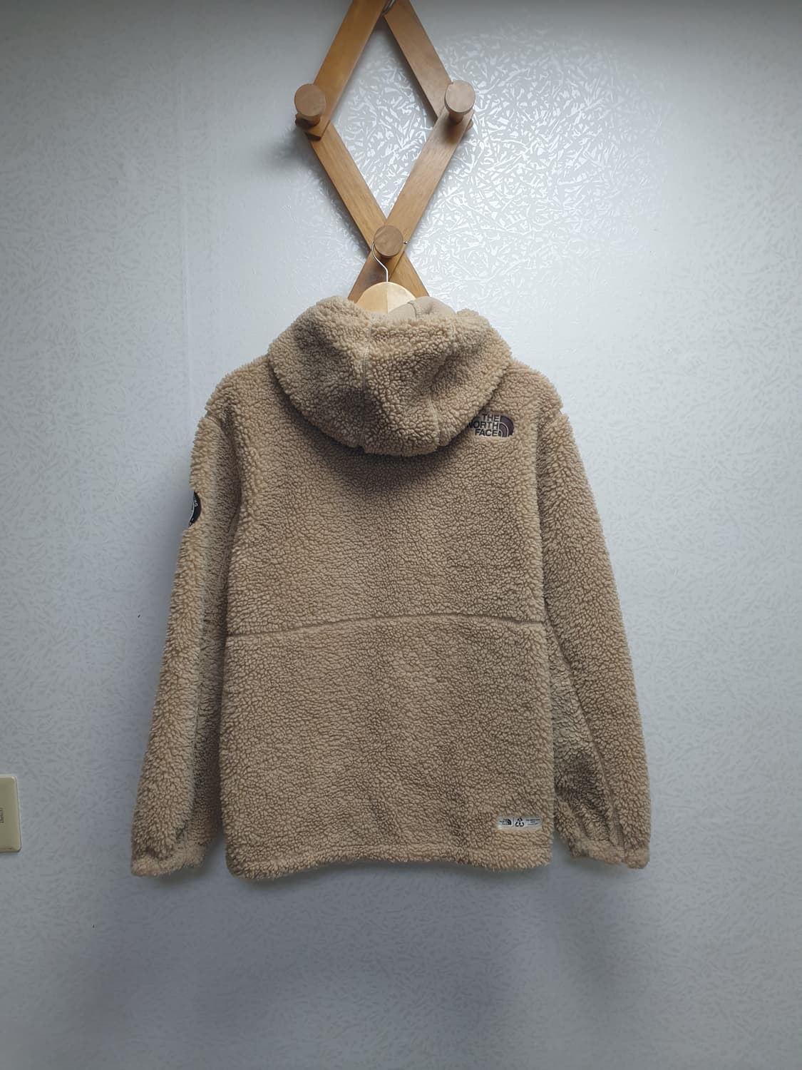 [남95] 노스페이스 플리스 후드집업 카멜 상품이미지10