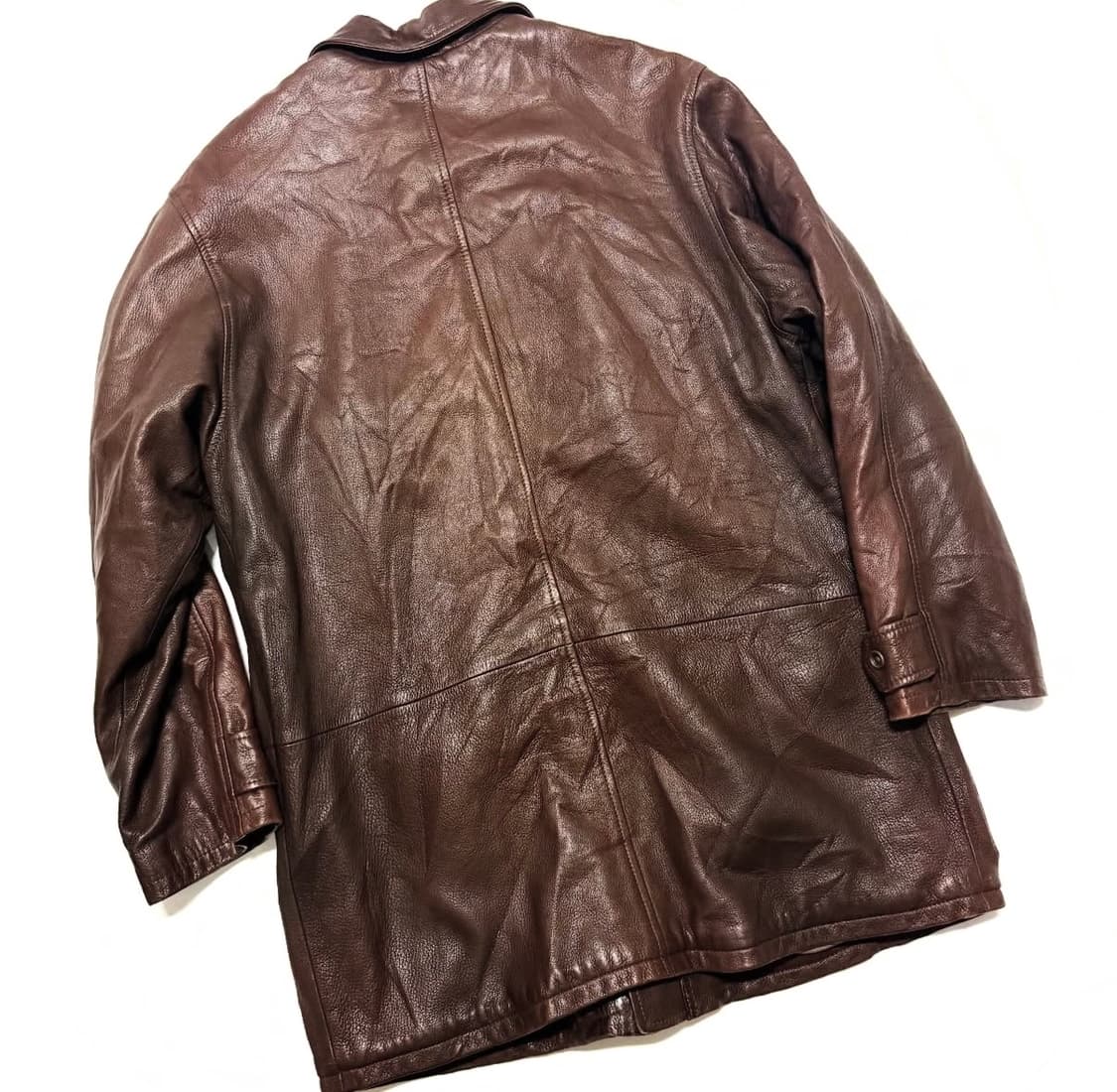 이태리 사슴가죽 레더 코트 상품이미지2