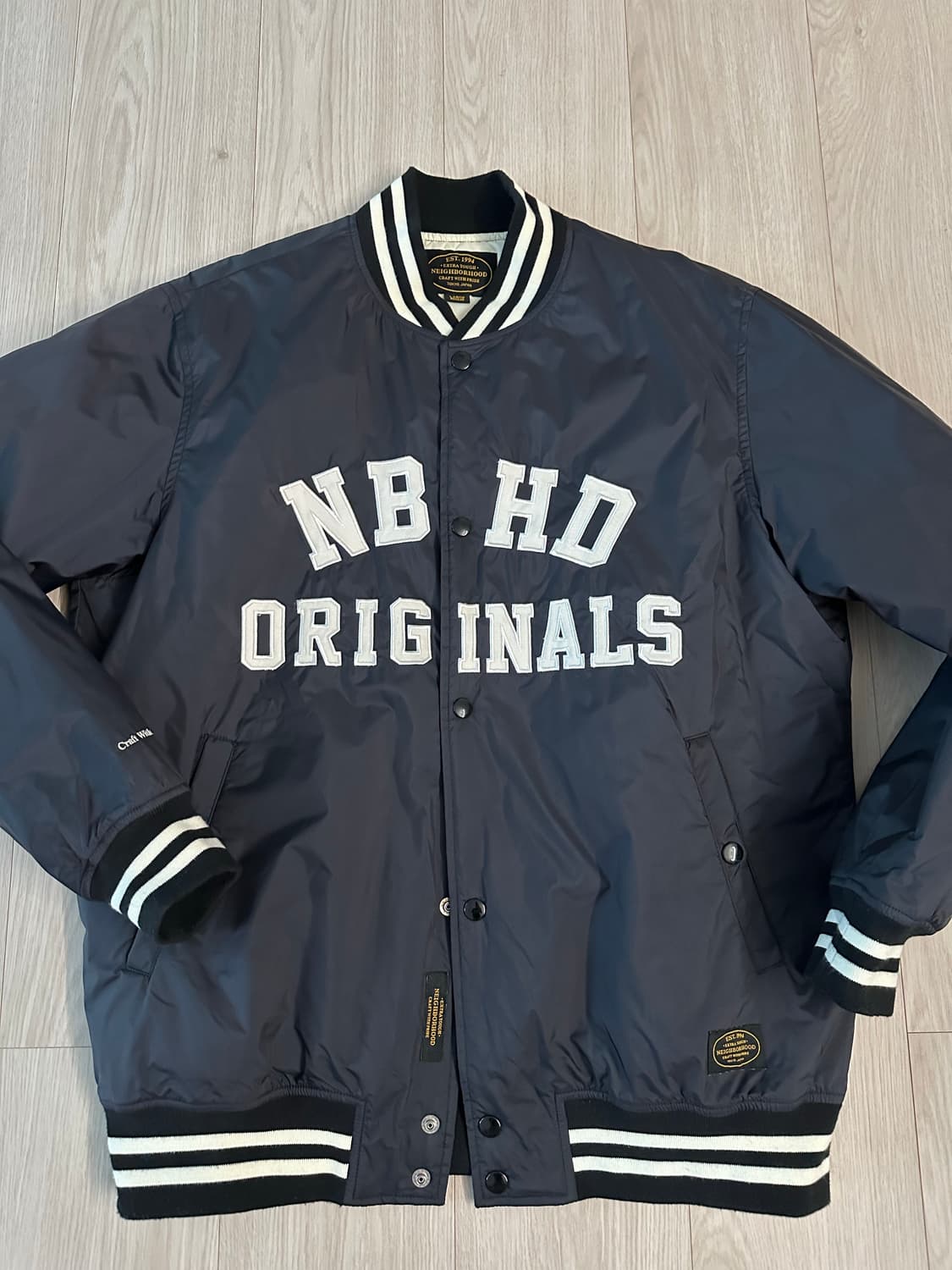 15 네이버후드 베이스볼 자켓 L 상품이미지1