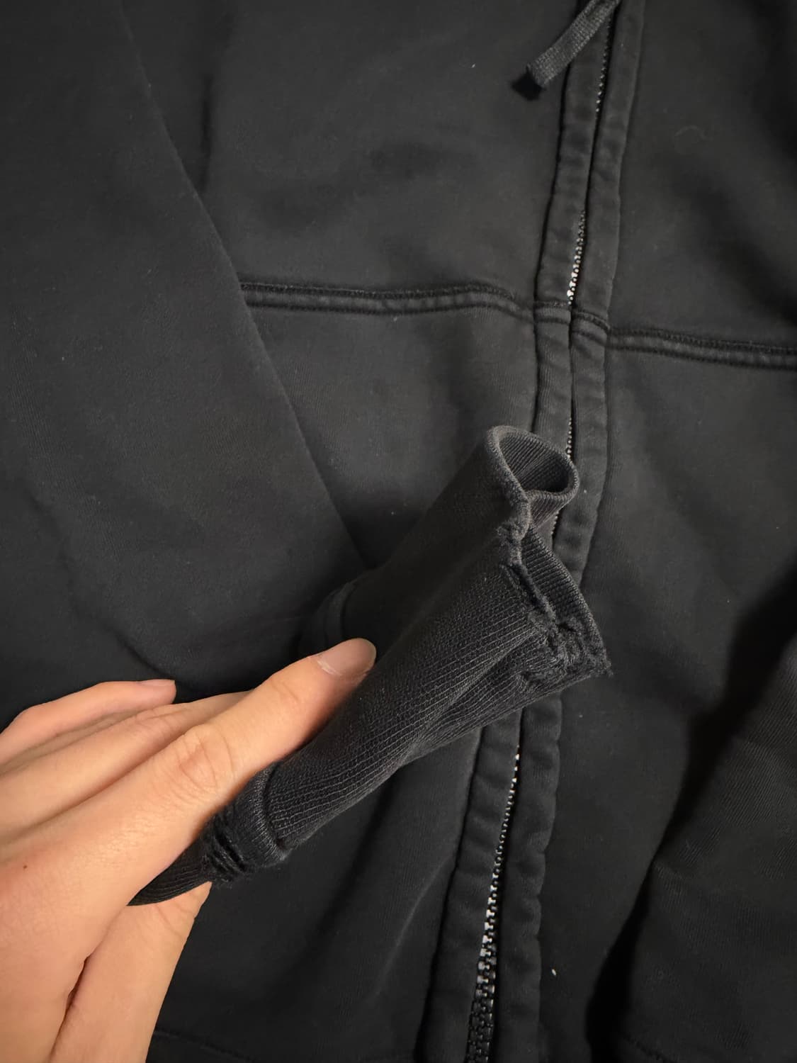 스톤아일랜드 후드집업 블랙 L 상품이미지4