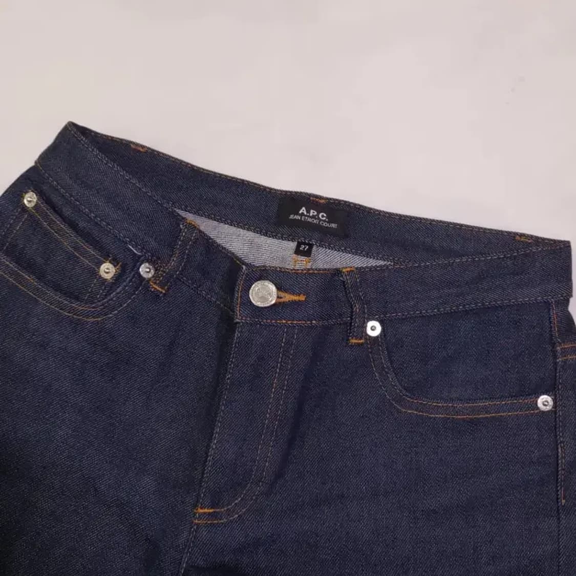 A.P.C. 아페쎄 진 생지 데님 27 / 슬림핏 크롭 기장 상품이미지2