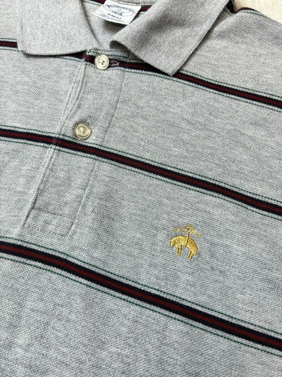 브룩스브라더스 아메리칸 캐쥬얼 스트라이프 카라 롱 슬리브 PN5760 상품이미지3