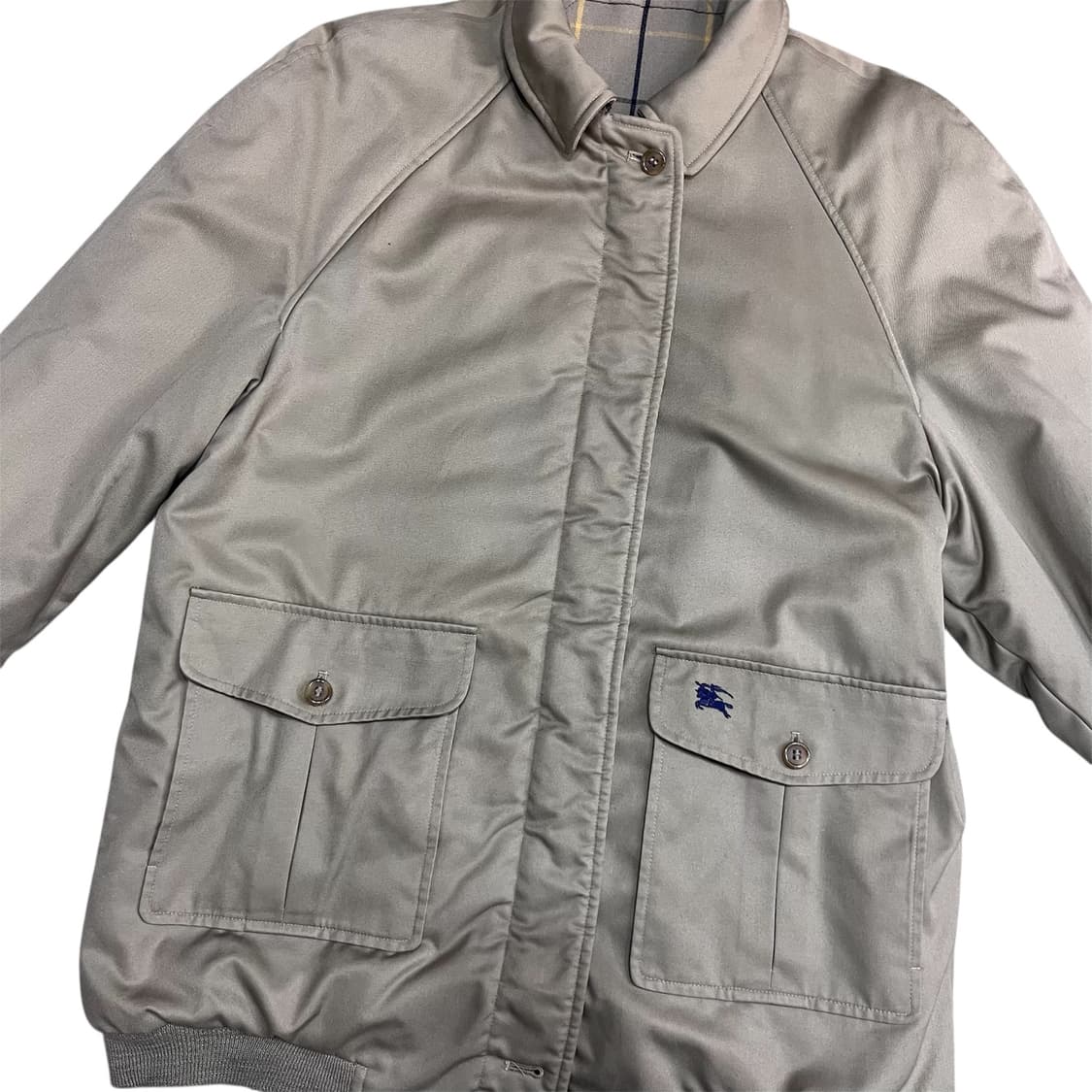 90s 버버리 리버시블 블루종 자켓 상품이미지3