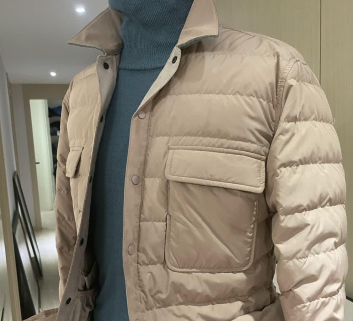 솔리드 옴므 패딩 셔츠 상품이미지2