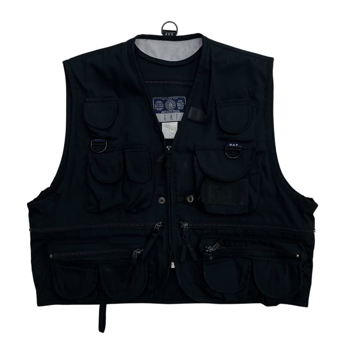 갭 멀티포켓 블랙 베스트 L 상품이미지2