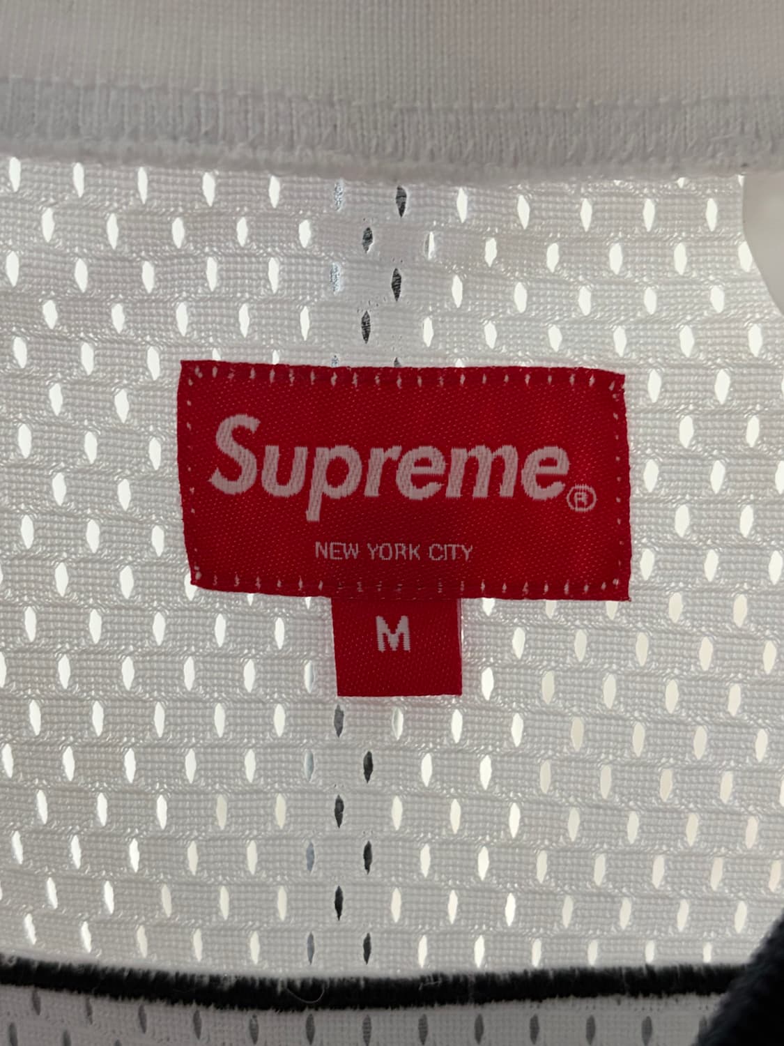 슈프림 퍼펙트 시즌 풋볼 저지 화이트M 상품이미지6