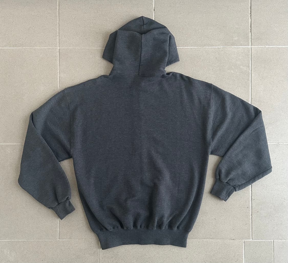 90s 빈티지 러셀 후드집업 다크그레이 L 상품이미지2
