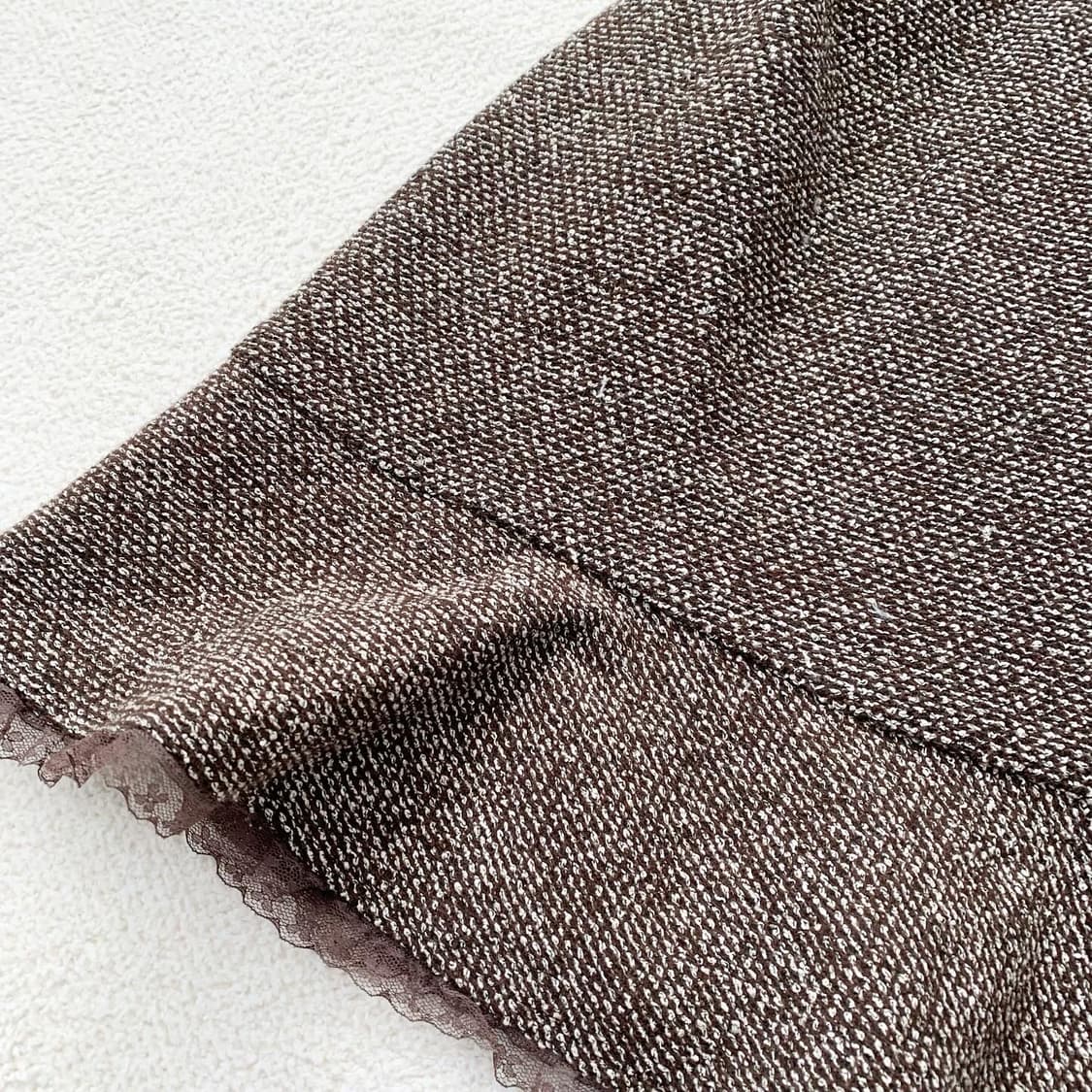 라떼갸루 초코갸루 트위드 글리터 원피스 상품이미지4