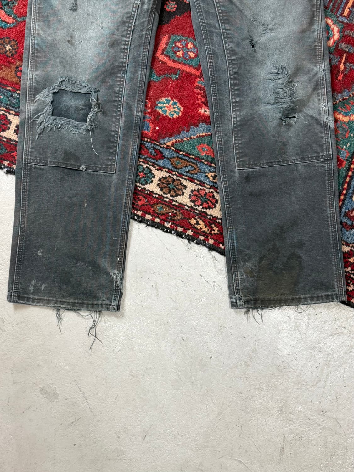 00's USA Made 칼하트 B01 더블니 블랙 칼하트 썩블니 좀비 상품이미지7