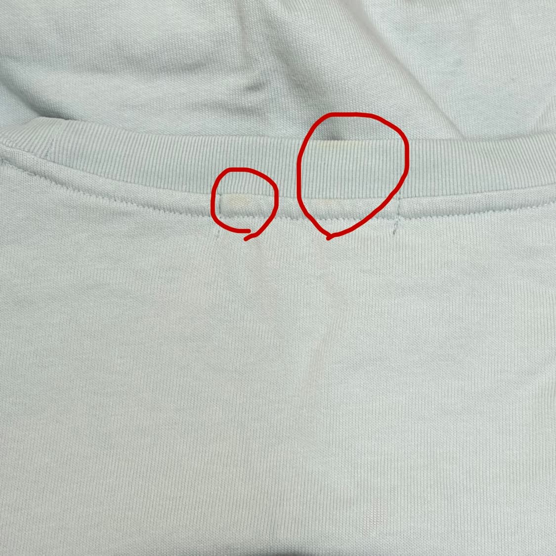 미스치프 롬버스 롱슬리브 스카이 블루 M 상품이미지2