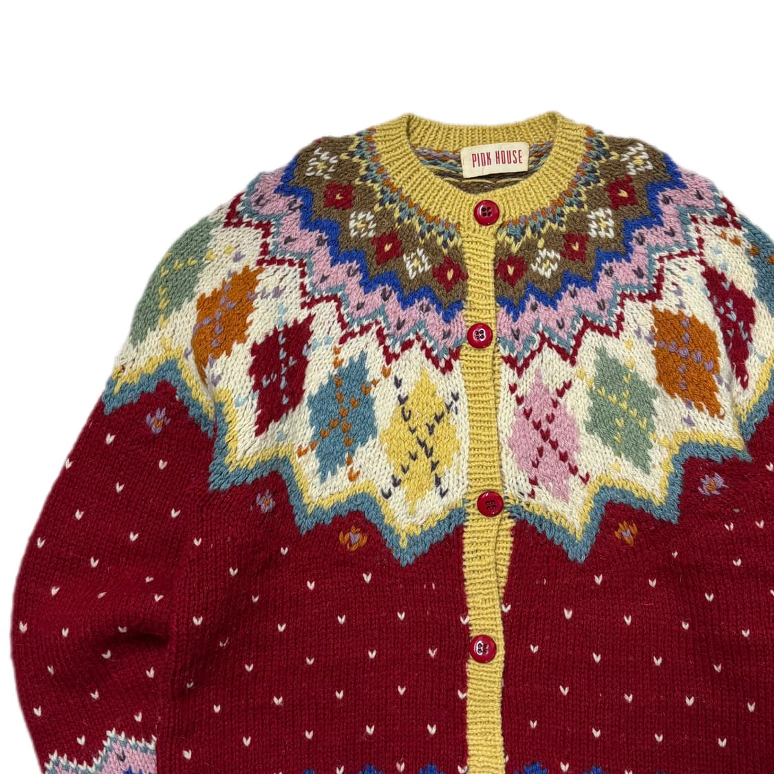 Pink House FairIsle Sweater 페어아일 가디건 상품이미지2