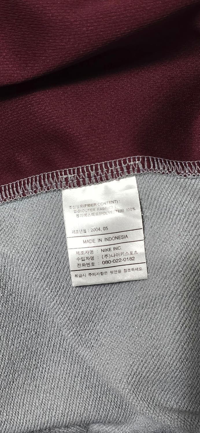 나이키 2004-05 시즌 맨체스터 맨유 스웻 셔츠 95 그레이 상품이미지4