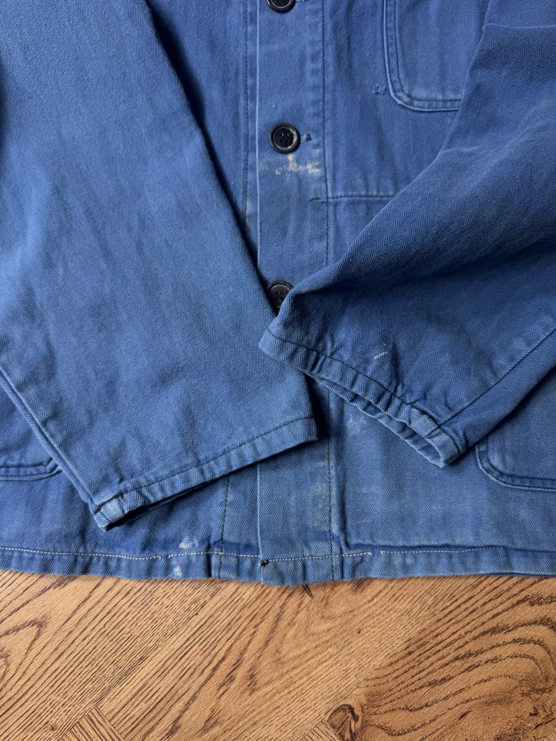 [L]빈티지 페이딩 HBT 프렌치 워크자켓 상품이미지6