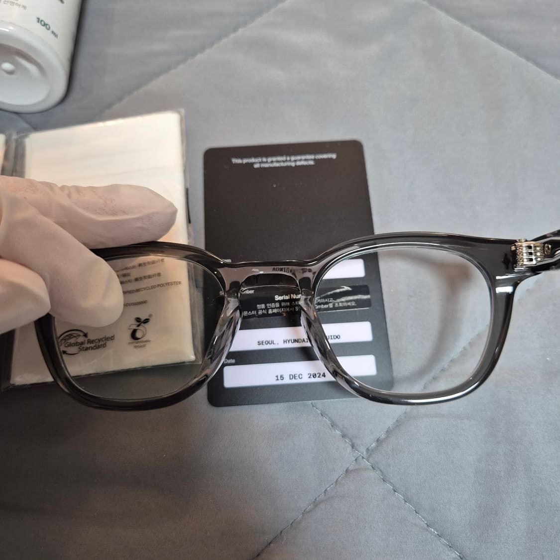 젠틀몬스터 본조 그레이 팝니다.풀박스 상품이미지5