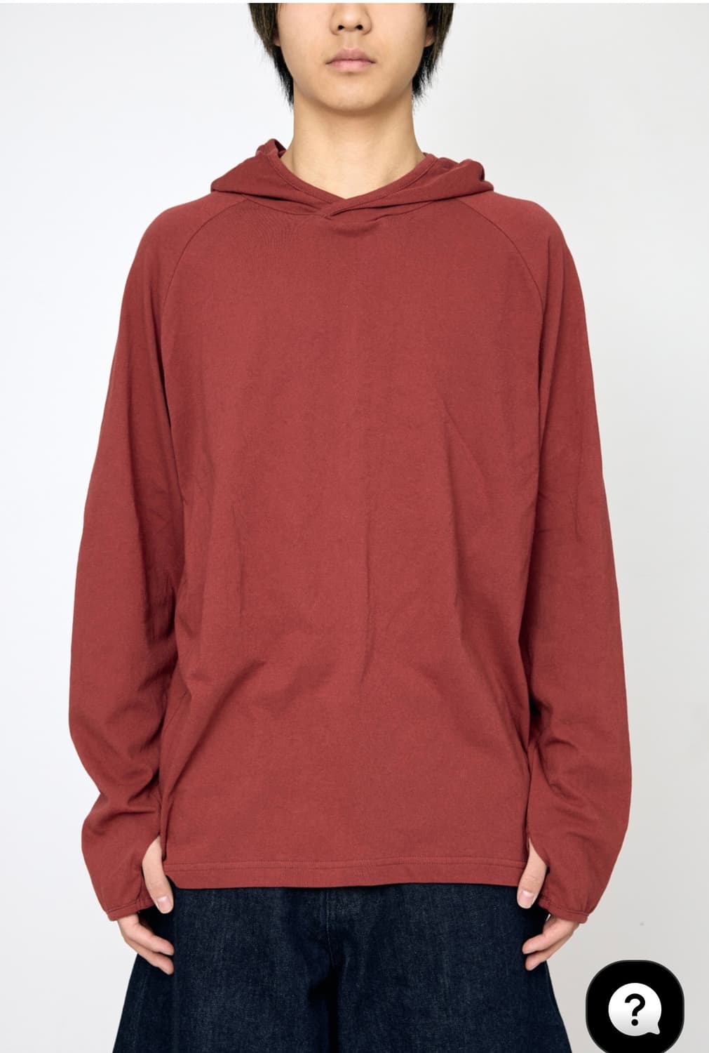 해칭룸  Base Hoodie Dark Red 상품이미지6