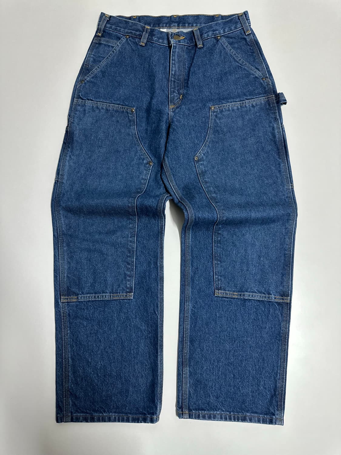 칼하트 B73-DST 더블니 데님 팬츠 33x30 상품이미지1