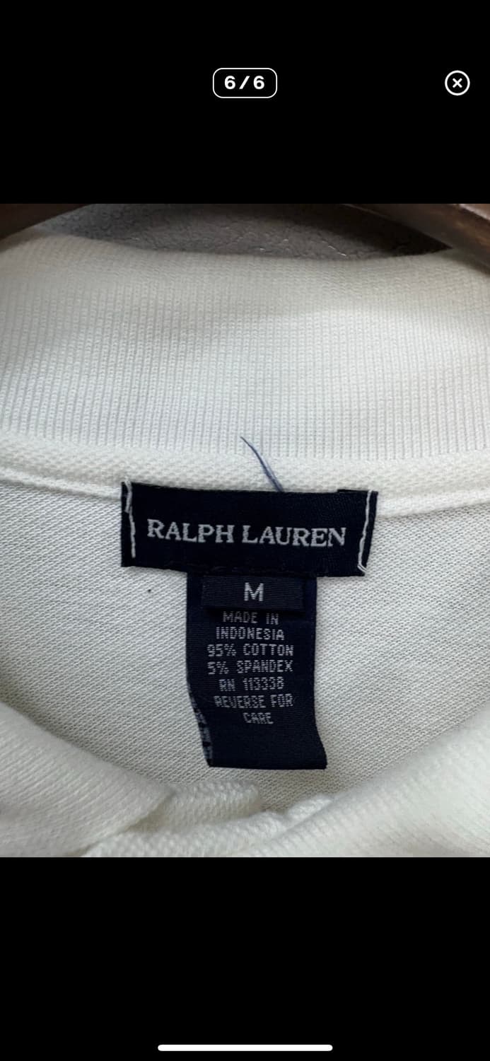 폴로 랄프로렌 블랙와치 롱 슬리브 카라티 H1636 상품이미지6