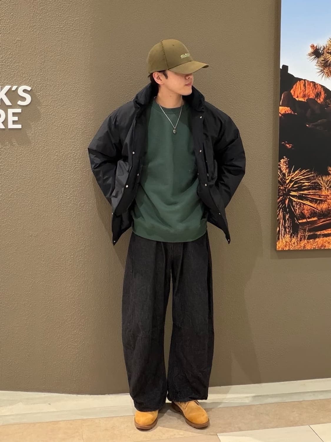 프릭스스토어 13온즈 헤비웨이트 스웻셔츠 빈티지 그린 L 상품이미지6