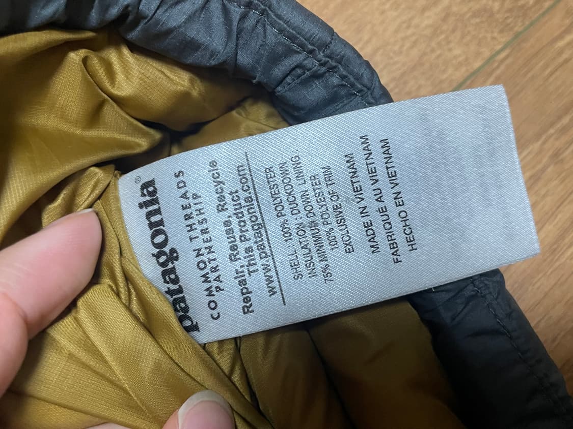 파타고니아 후디 패딩 xs 남녀공용 상품이미지4