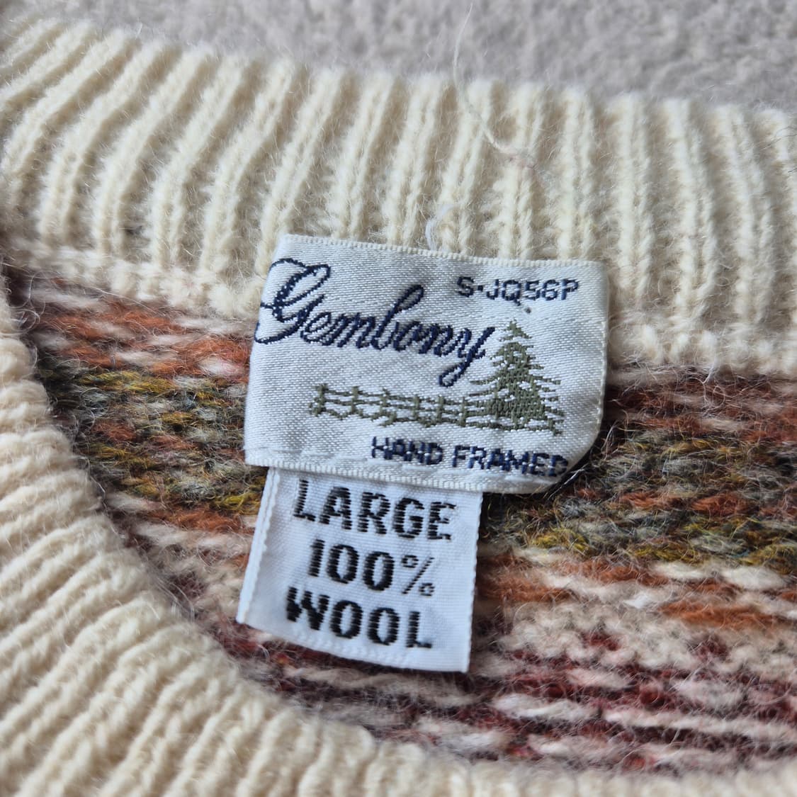 핸드메이드 페어아일 니트
 상품이미지4