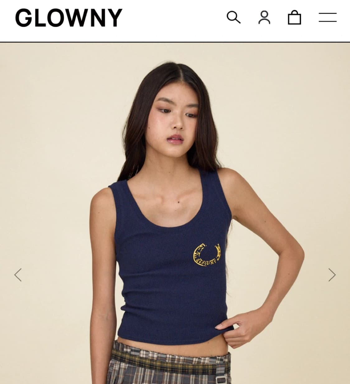 GLOWNY 글로니 슬리브리스 s 택달린 새제품 상품이미지1