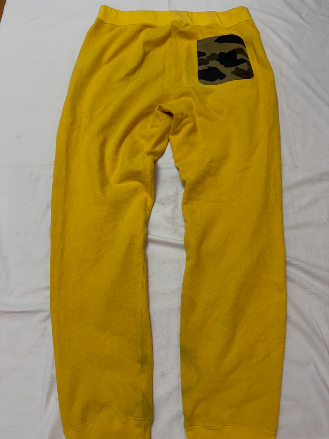 희귀컬러) 베이프 샤크 스웻팬츠 옐로우 상품이미지4