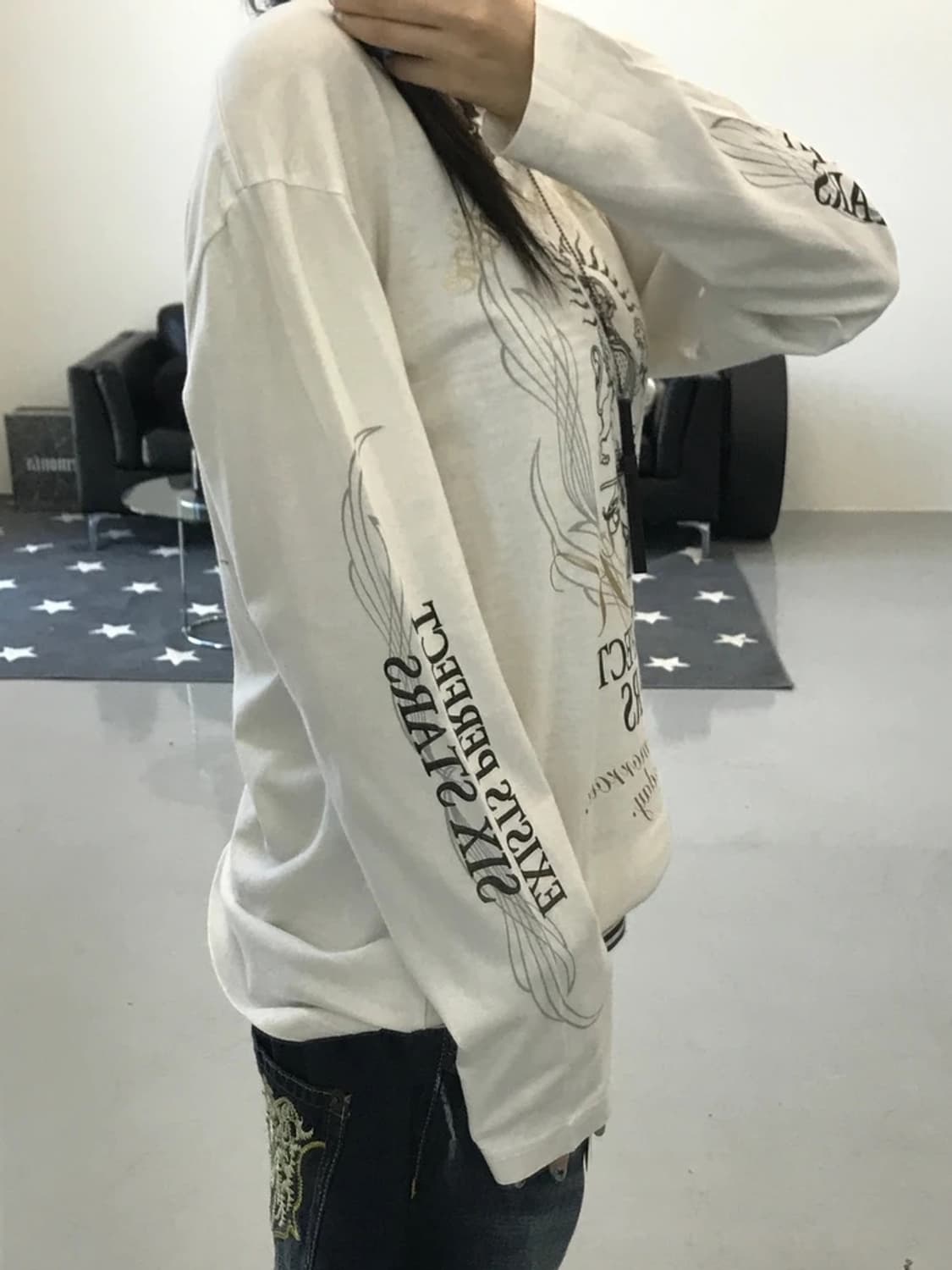 RUSS.K Y2K프린팅 롱슬리브 상품이미지4