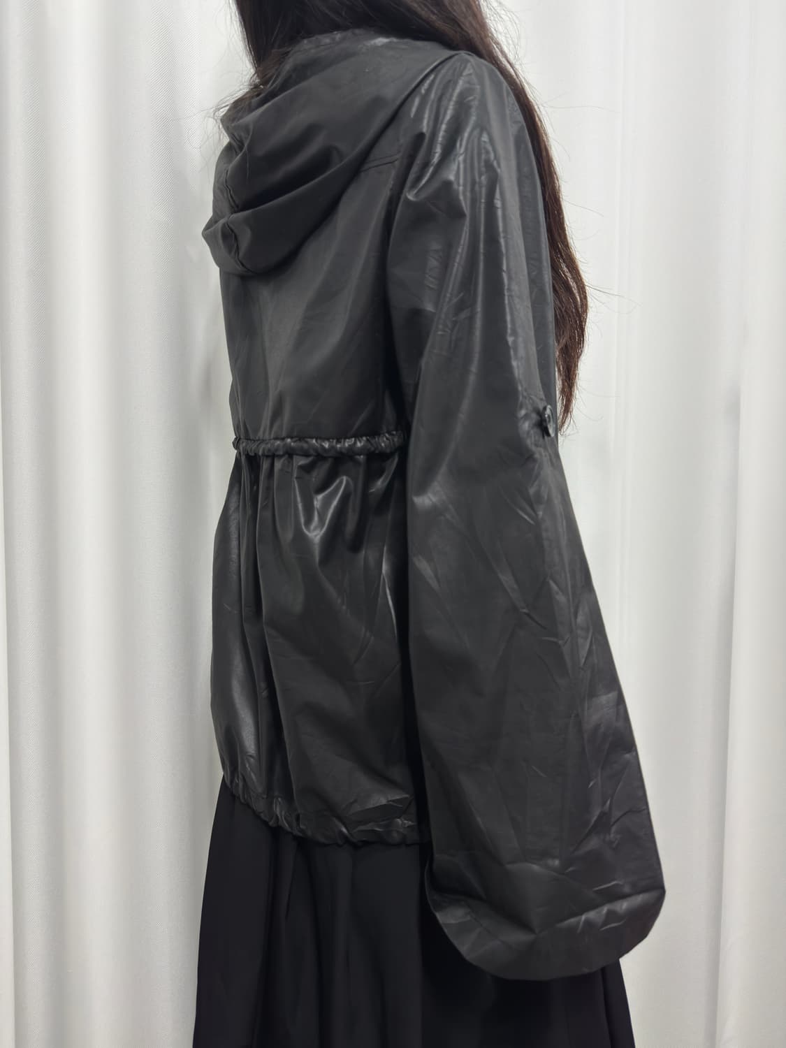 caprine hood button jacket 상품이미지6