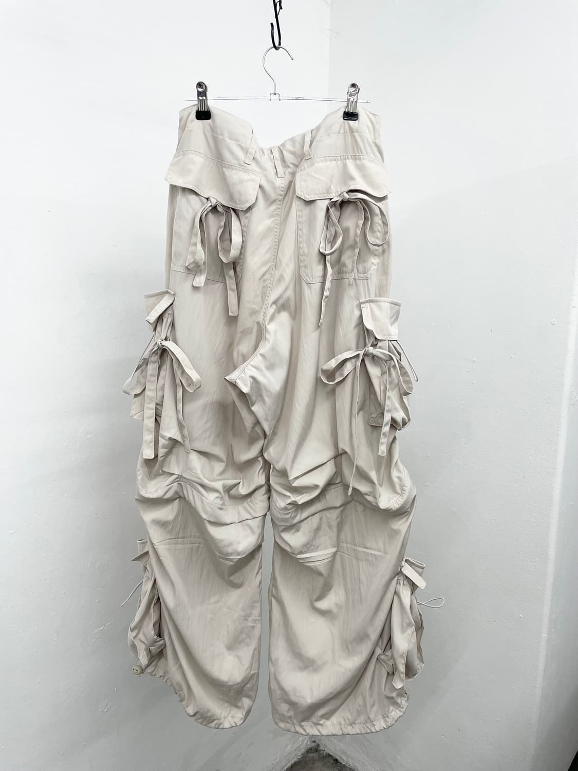 페어리 핀턱 리본 절개 카고팬츠🥨 *레어 상품이미지8