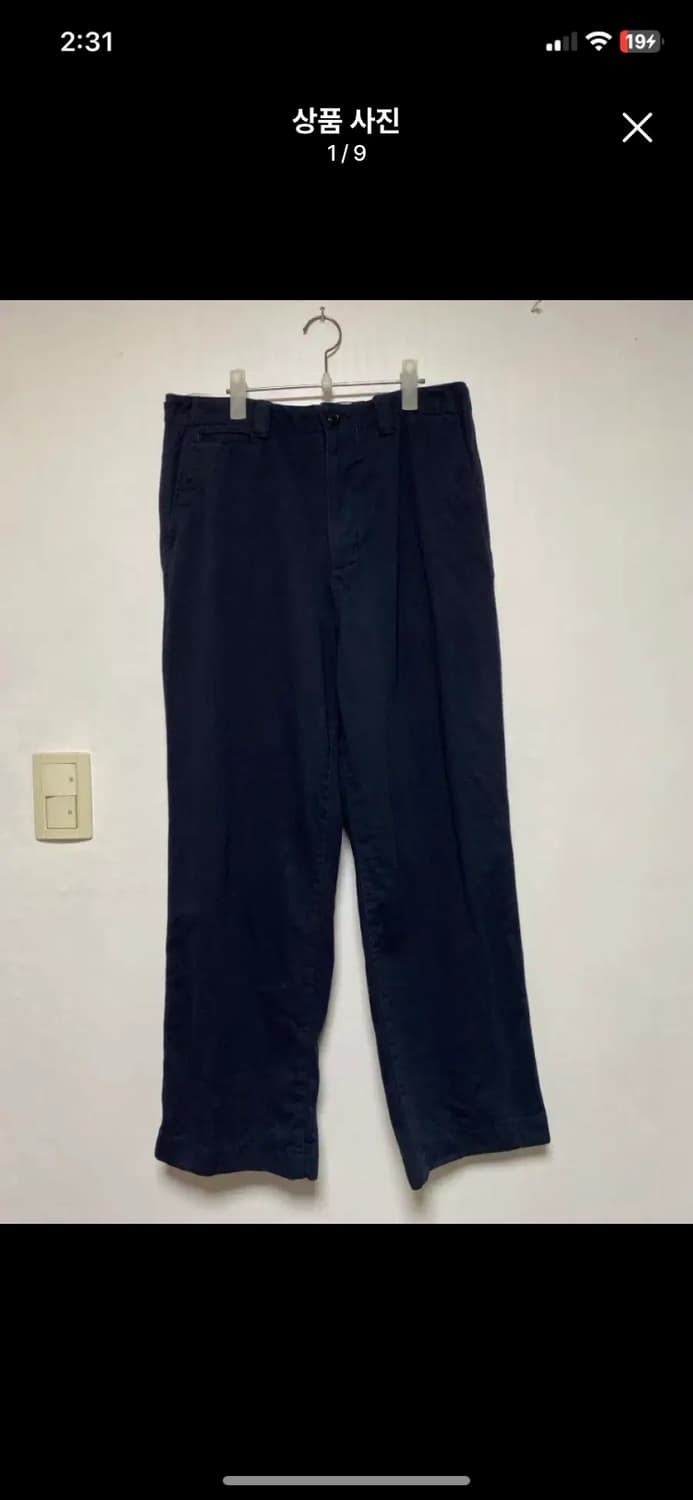 [LOFI] 로파이 설리반 오피서 치노팬츠 네이비 L사이즈 상품이미지1