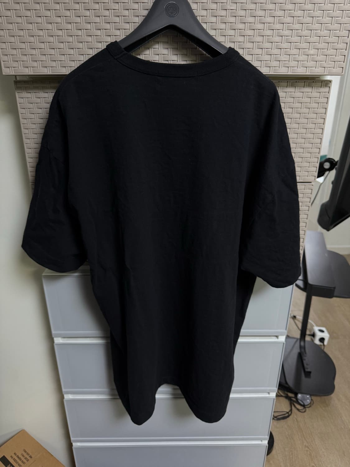 cdg 오버사이즈 반팔티 블랙 m 상품이미지6