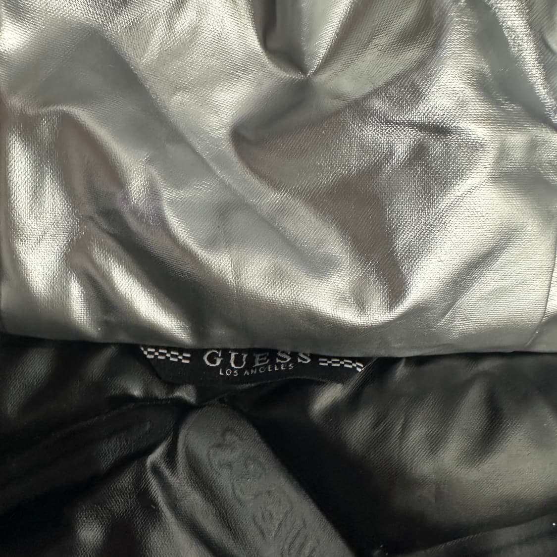 실측확인 게스 후드 패딩 조끼 0327D 상품이미지2