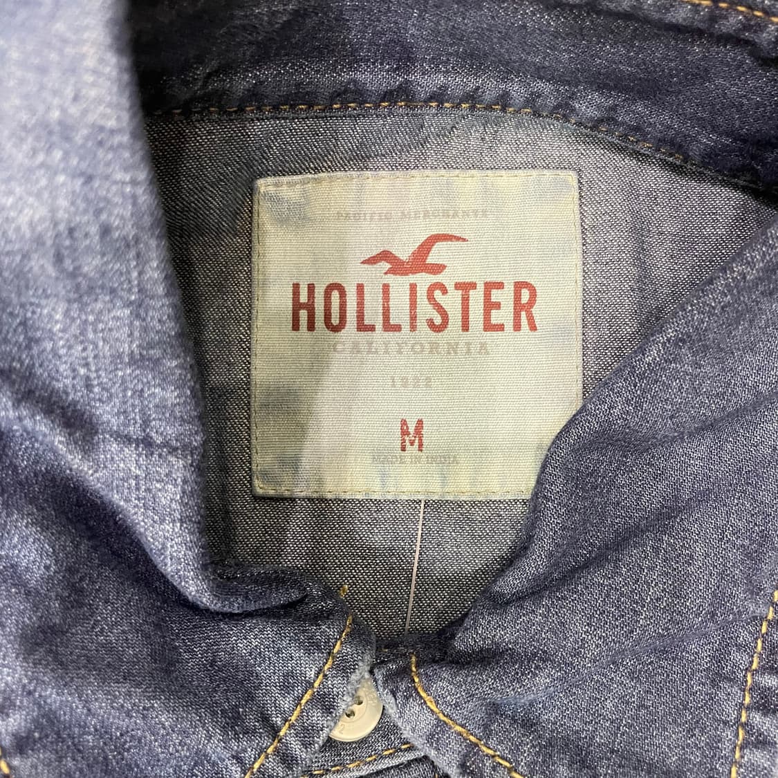  (M) HOLLISTER 데님 셔츠 상품이미지6