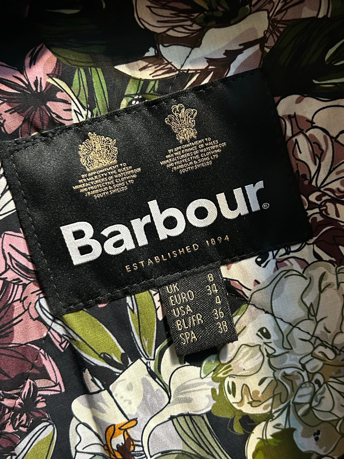 (deadstock) 바버 벨티드 왁스 자켓 상품이미지6