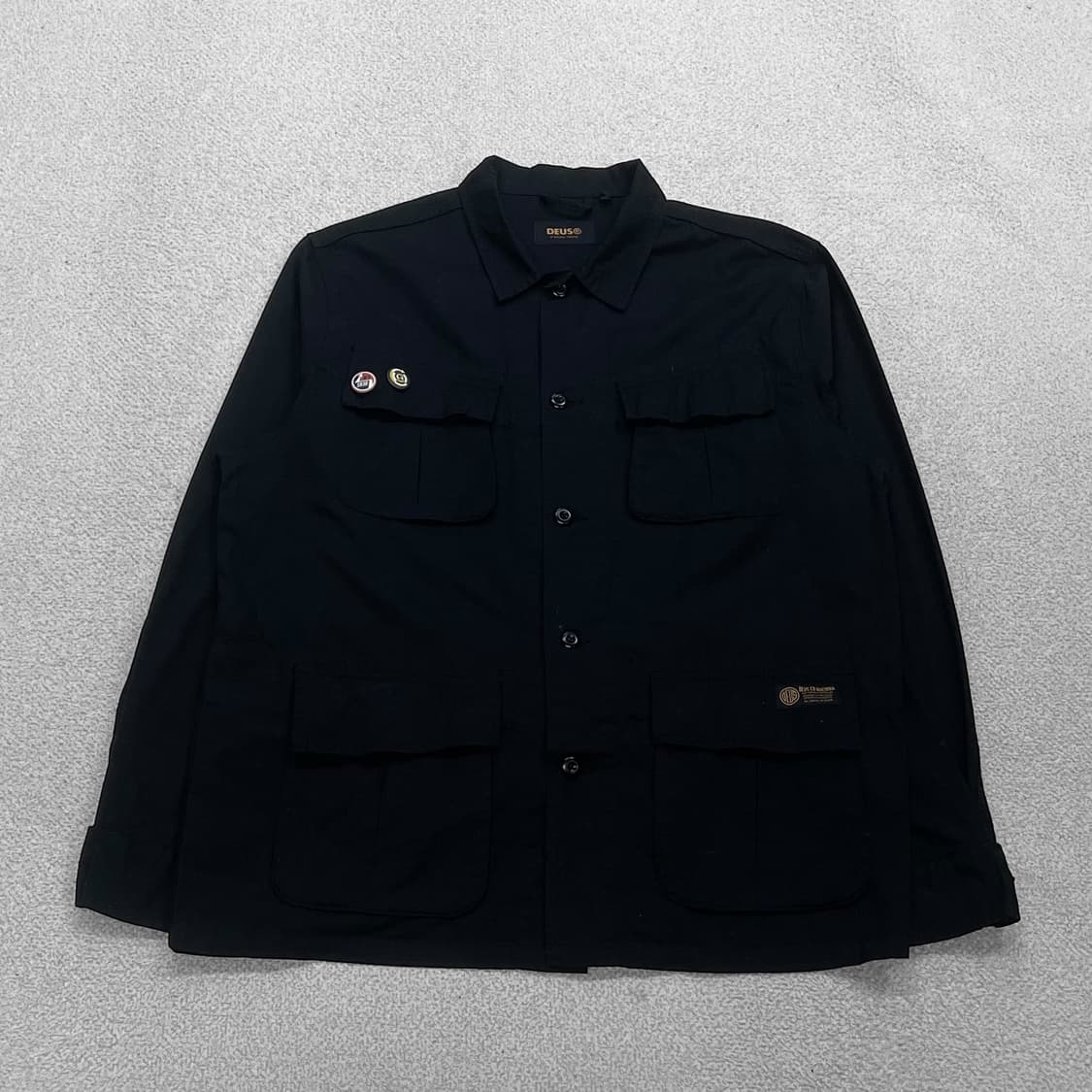 데우스엑스마키나 래리 정글 셔츠 자켓 블랙 상품이미지1
