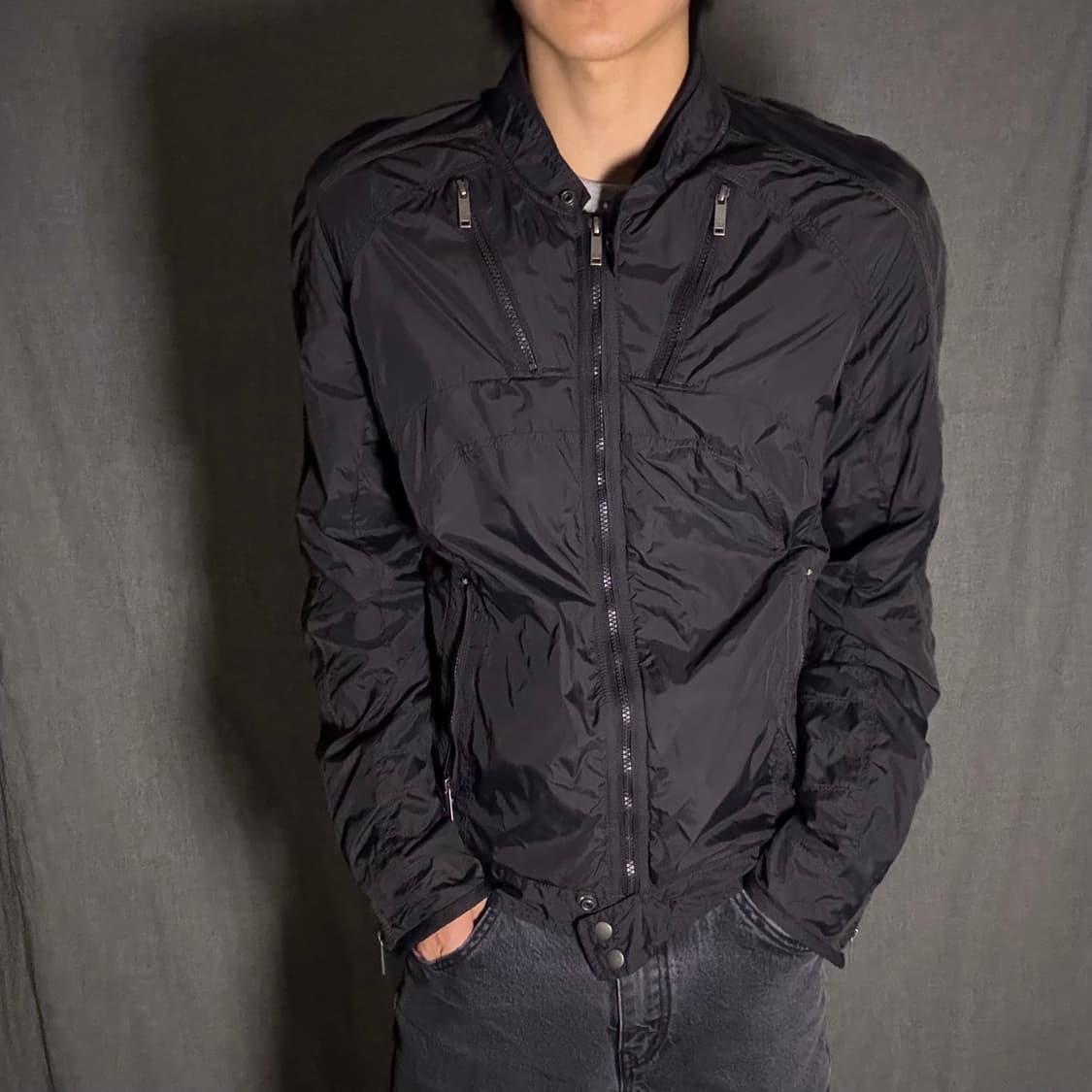 디젤 나일론 라이더 자켓 상품이미지5