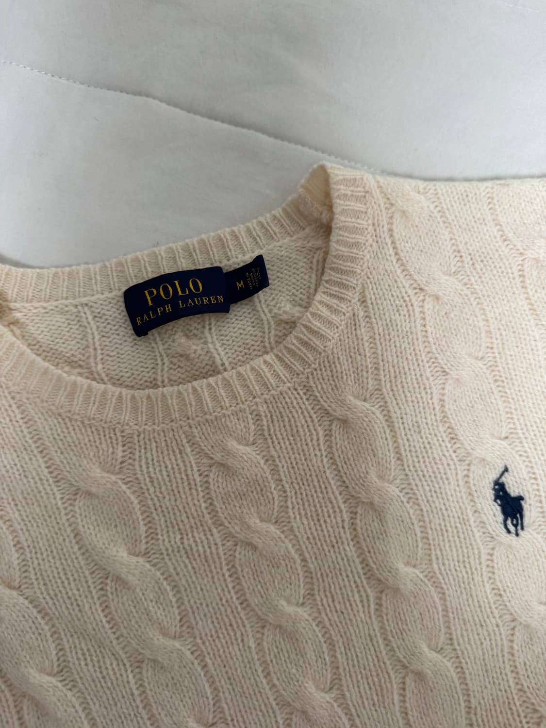 폴로 랄프로렌 케이블 신형 크루넥 니트 상품이미지2